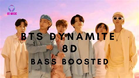 🎧 Bts 방탄소년단 Dynamite 8d 8d Music Bass Boosted 🎧 Youtube