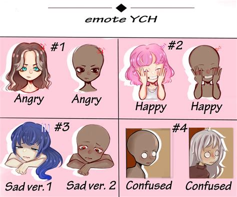 [close] Emote YCH 4 by lxXeternityXxl on DeviantArt