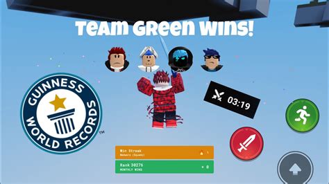 Roblox Bedwars Squads World Record Fastest Time Won Youtube