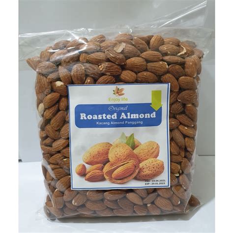 Jual Kacang Almond Kupas Panggang Kg Kacang Almond Kupas Panggang