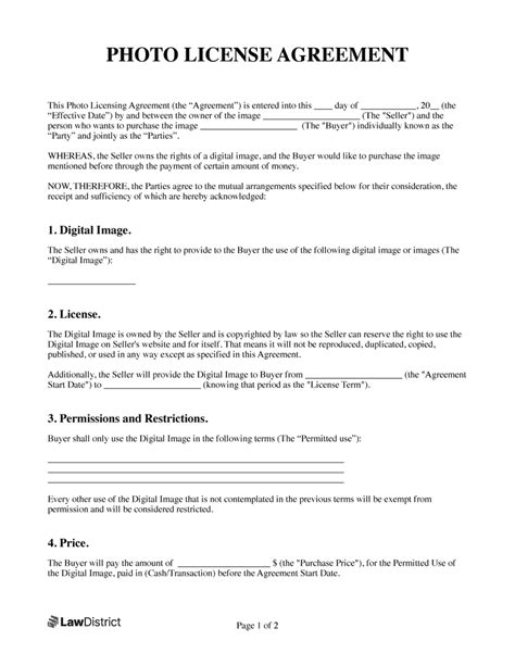 Sample Licensing Agreement Template