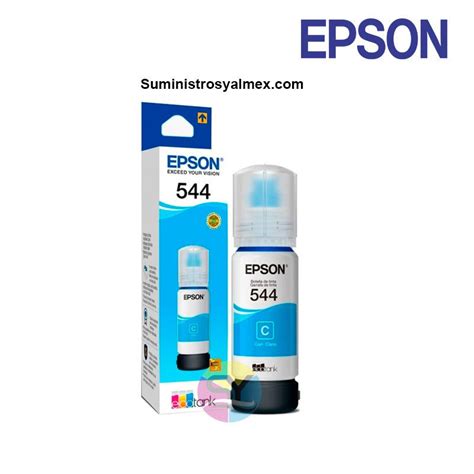 Tinta Epson T Cyan T Al De Ml Suministros Yalmex