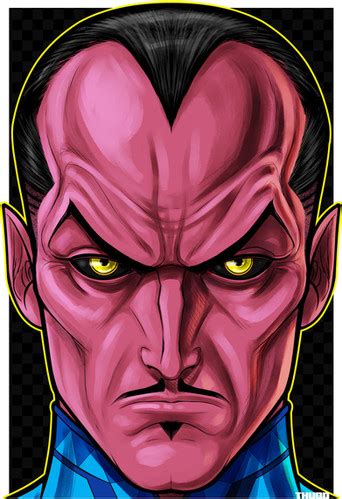 Sinestro Headshot Terry Huddleston Art