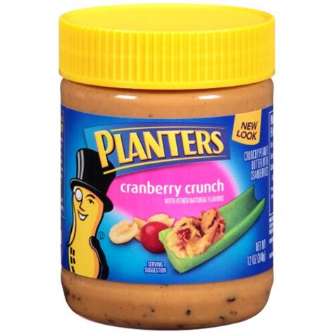 Planters Cranberry Crunch Crunchy Peanut Butter, 12 oz - Kroger