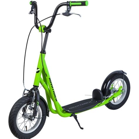Внедорожный самокат NOVATRACK STAMP N1, зеленый 12STAMPN1.GGN8 ...