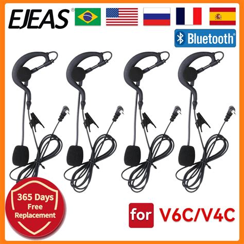 Pcs Ejeas V C V C S Dzia Earhook Wtyczka S Uchawkowa Zestaw S