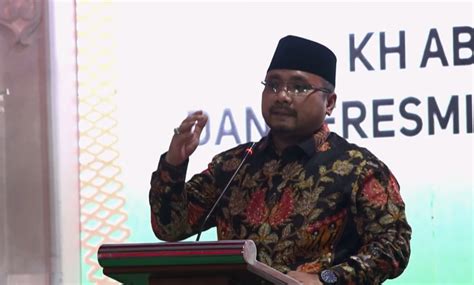 Resmikan Uin Kh Abdurrahman Wahid Gus Men Kunci Utama Gus Dur Adalah