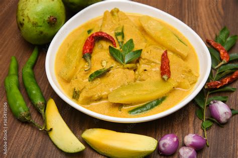 Bengali Fish Curry Macher Jhol Or Katla Fish Curry With Raw Mango