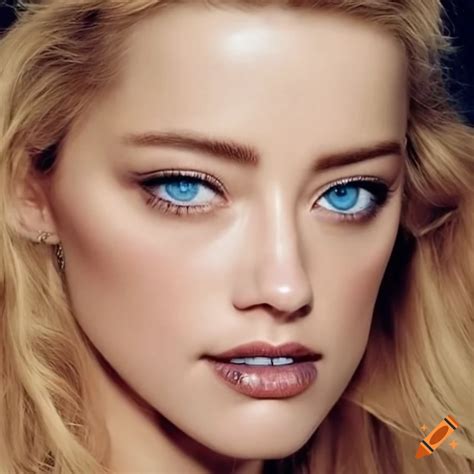 Portrait Of A Beautiful Actress Amber Heard On Craiyon