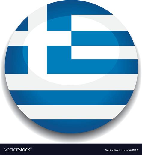 Greece flag Royalty Free Vector Image - VectorStock