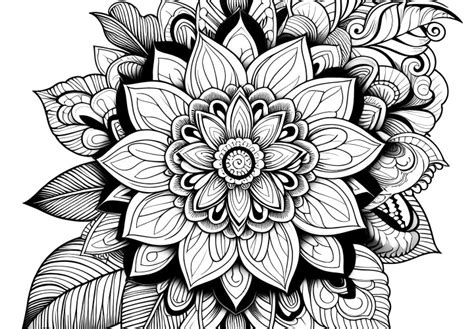 Baum Mandala Komplex Bild Zum Ausmalen Kostenlos