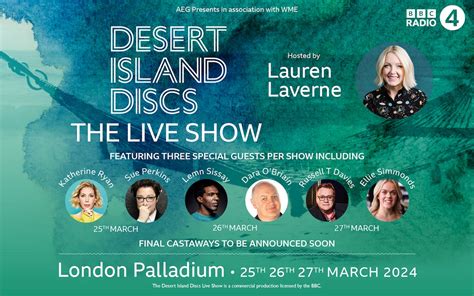 Desert Island Discs Live At London Palladium Journal Of Music