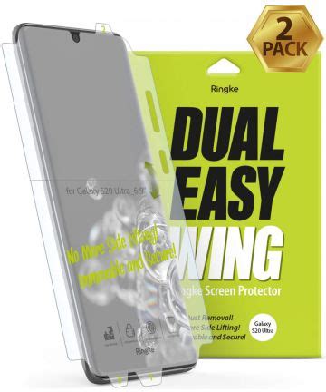 Ringke Dual Easy Wing Samsung S Ultra Screenprotector Duo Pack