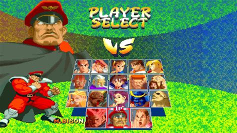 Street Fighter Alpha M Bison Arcade Mode Youtube