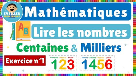 Lire Les Nombres Milliers Et Centaines Exercice N Youtube