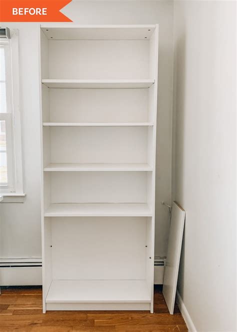 2 Day 300 Ikea Billy Bookcase Redo Before And After Photos