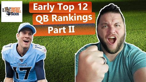 Fantasy Football Early Top Qbs Part Ii Ep Youtube