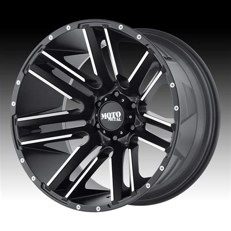 Moto Metal Mo978 Razor Black Machined Custom Wheels Rims Moto Metal