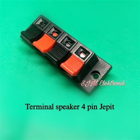 Jual Terminal Speaker 4 Pin Jepit Terminal 4pin Jepit Shopee Indonesia