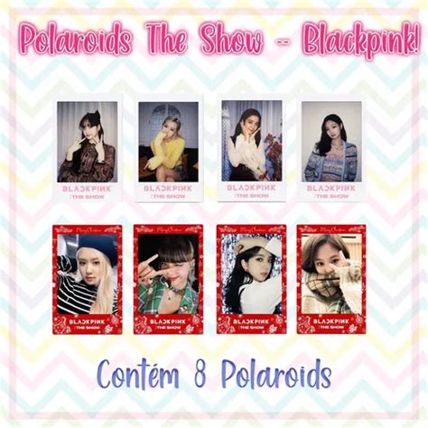 Kit Polaroids The Show Blackpink Kpop Fanmade Mercadolivre