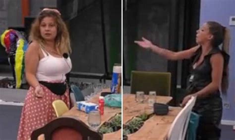 Big Brother Sandrina E S Nia Pegam Se Ap S Discuss O Durante A Madrugada