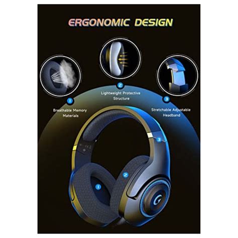 سماعة رأس لاسلكية للألعاب Kapeydesi Wireless Gaming Headset 2 4ghz Us