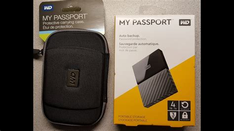 Wd My Passport Hard Drive 4tb And My Passport Case Pros And Cons Youtube