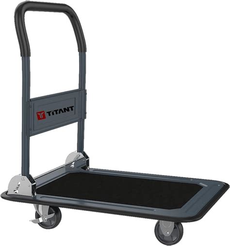 Buy Titant Foldable Push Cart Dolly Lbs Weight Capacity Hand Truck