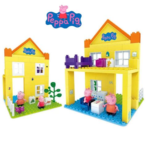 Genuine Peppa Pig Peppa S Deluxe House Building Blocks Toy Including