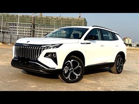 First Look 2024 Dongfeng Hybrid SUV Aeolus Huge White Color