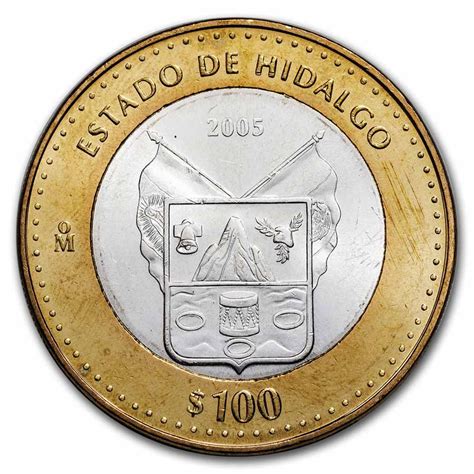 Buy 2005 Mexico Bimetallic 100 Pesos Hidalgo Bu 1st Edition Apmex