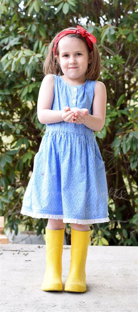 The Farmer Dress — Pacountrycrafts Girls Maxi Skirt Farm Dress Dresses