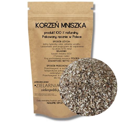 Mniszek lekarski korzeń 50g zielarz polski 12592772471 Allegro pl