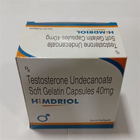 Himdriol Testosterone Undecanoate Soft Gelatin Capsules At Rs 149 Box In Delhi