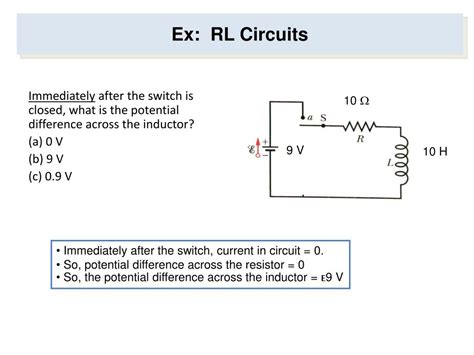 Ppt Self Inductance Inductance Of A Solenoid Rl Circuit Energy Stored In An Inductor