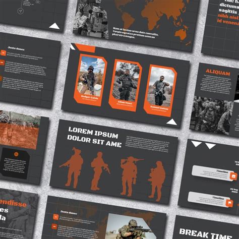 Army Training Powerpoint Template Masterbundles