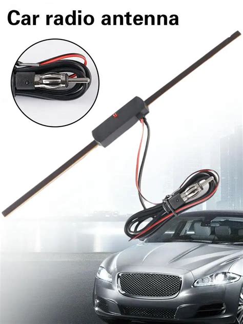 Universal Car Windshield Am Fm Radio Antenna Signal Amplifier Booster Hidden Radio Active Truck