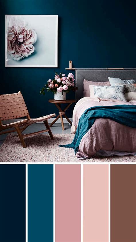 20 Beautiful Bedroom Color Schemes Color Chart Included In 2020