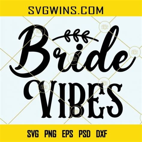 Bride Vibes Svg Honeymoon Vibes Svg Bride And Groom Svg Husband And