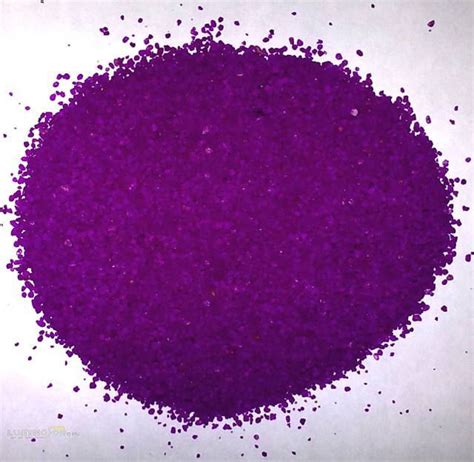 Песок флуоресцентный декоративный LUMINOFOR Sand Decor, сиреневый 1 кг