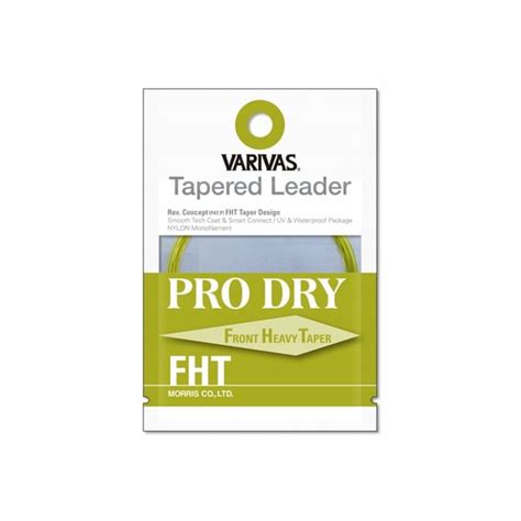 Varivas Przypon Koniczny PRO DRY FHT Nylon 11ft 7X Inna Marka Sport