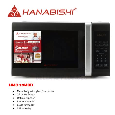 Hanabishi Hmo 20mbd Microwave Oven 20l Lazada Ph