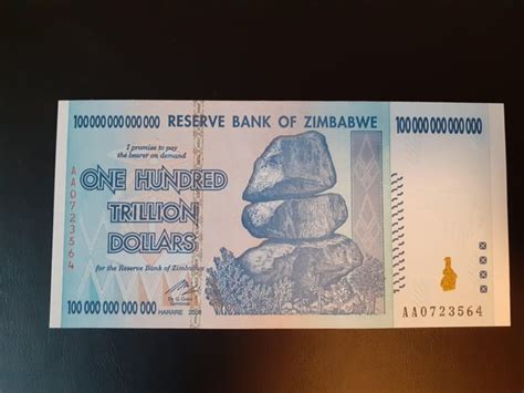 100 Trillion Dollars Rbanknotes