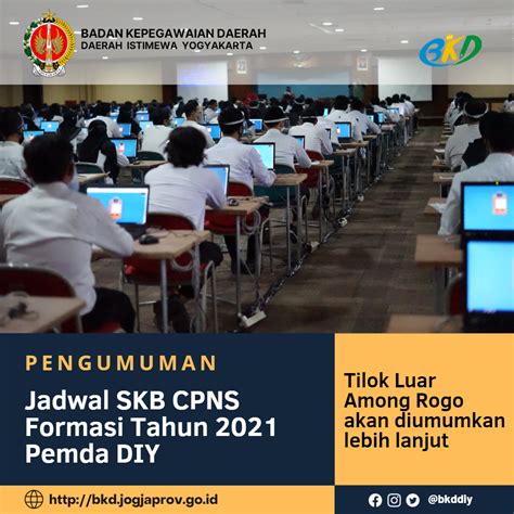 Pengumuman Jadwal Seleksi Komptensi Bidang Skb Penerimaan Calon