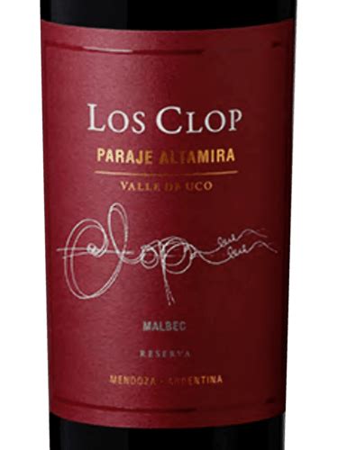 Bodegas De Los Clop Paraje Altamira Reserva Malbec Vivino Canada