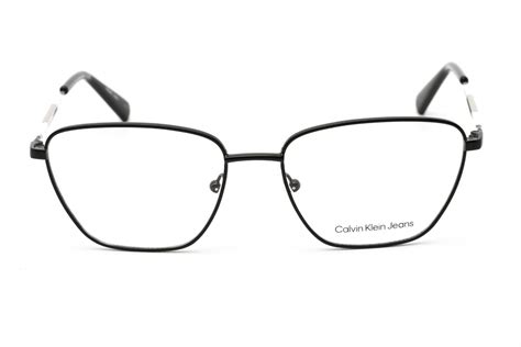 Calvin Klein Jeans Ckj21221 Eyeglasses Black Clear Demo Lens Womens