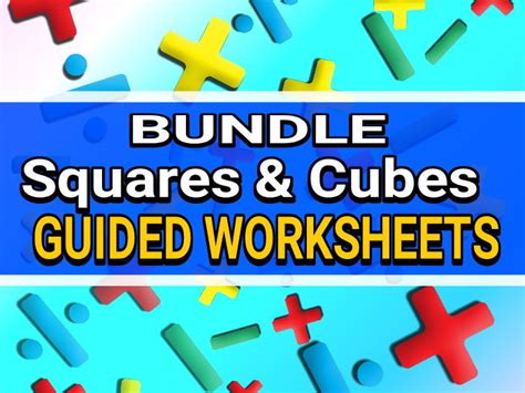 Bundle Perfect Squares And Perfect Cubes Teaching Resources