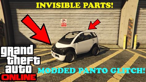 Gta Modded Cars Glitch Invisible Panto Glitch Gta Online