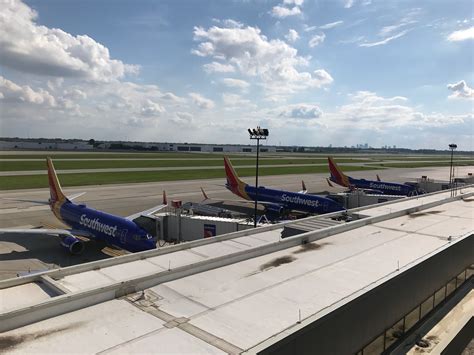 Southwest Airlines at John Glenn Columbus International Airport. John ...