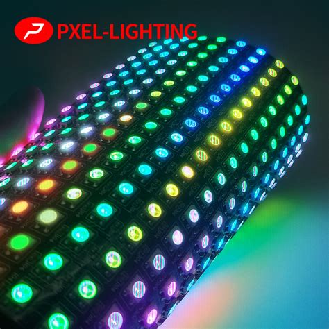 Panel de píxeles WS2812B RGB Flexible 16x16 8x32 256Led matriz de